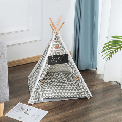 Portable Pop Up Dog / Cat Teepee Bed Tent