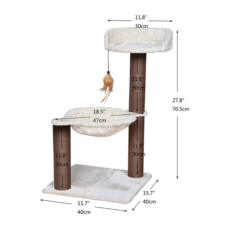 Natural Cat Scratching Lounger Furniture Post