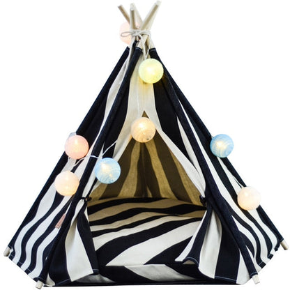 Large Pop Up Pet Dog Teepee Bed Tent