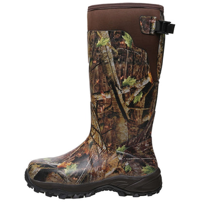 Mens' Waterproof Insulated Rubber Hunting Snake Boots